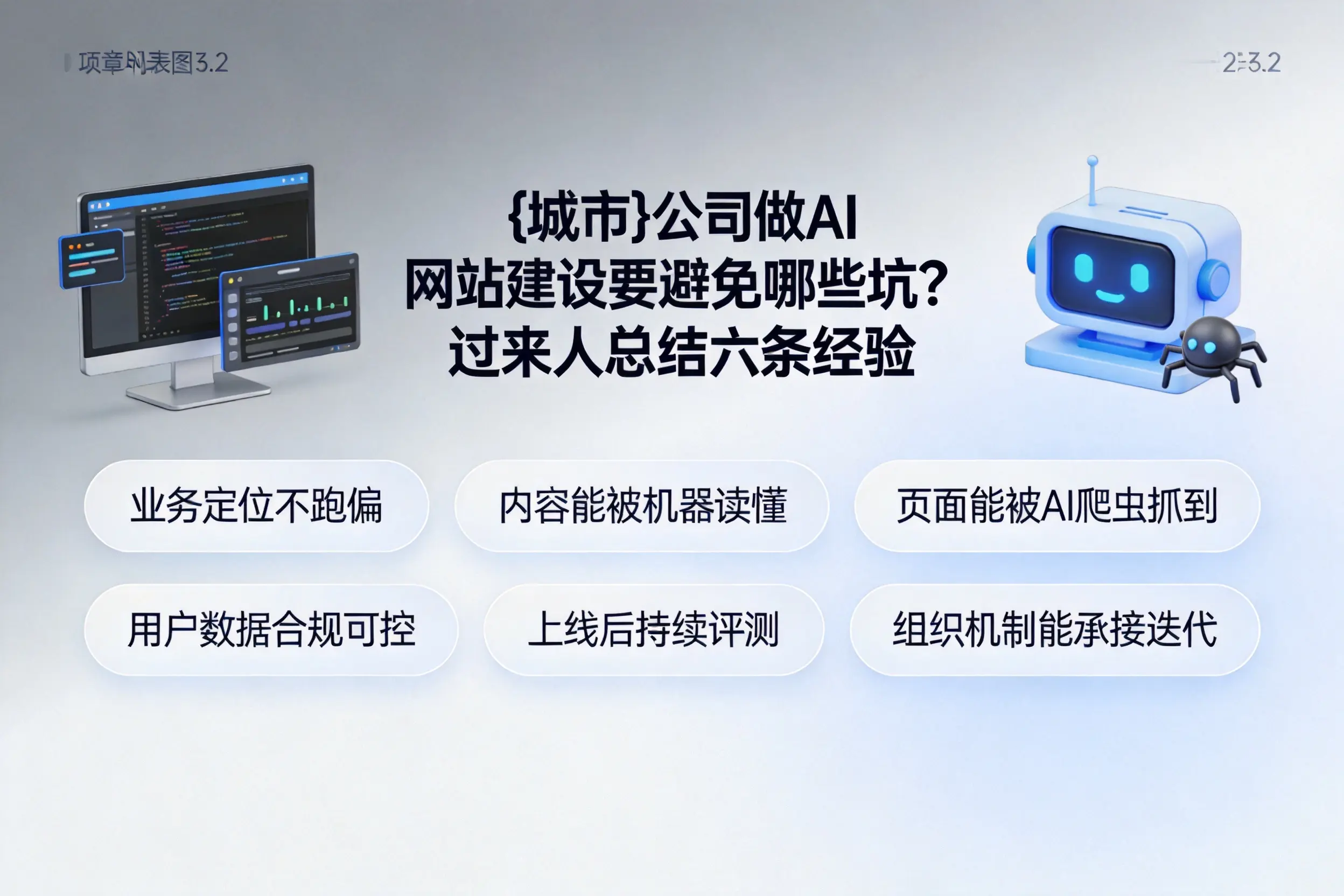 咸阳公司做AI网站建设要避免哪些坑？过来人总结六条经验