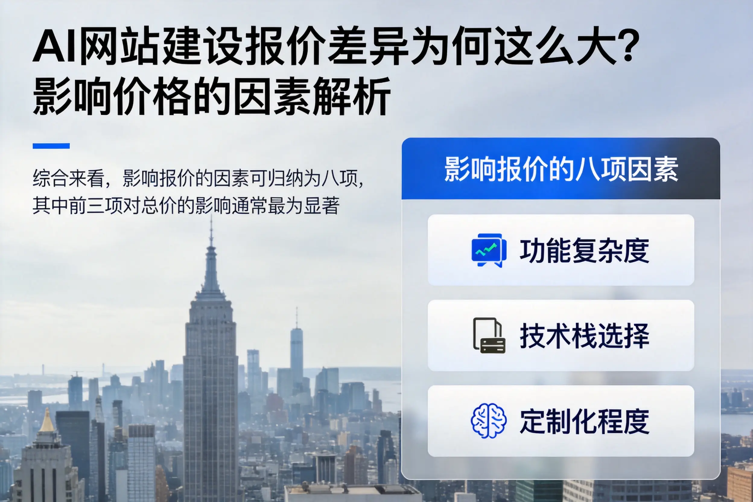 咸阳AI网站建设报价差异为何这么大?影响价格的因素解析