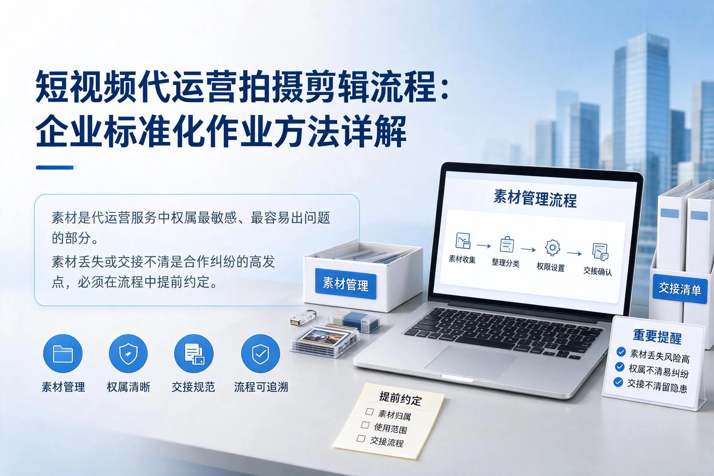 短视频代运营拍摄剪辑流程：咸阳企业标准化作业方法详解